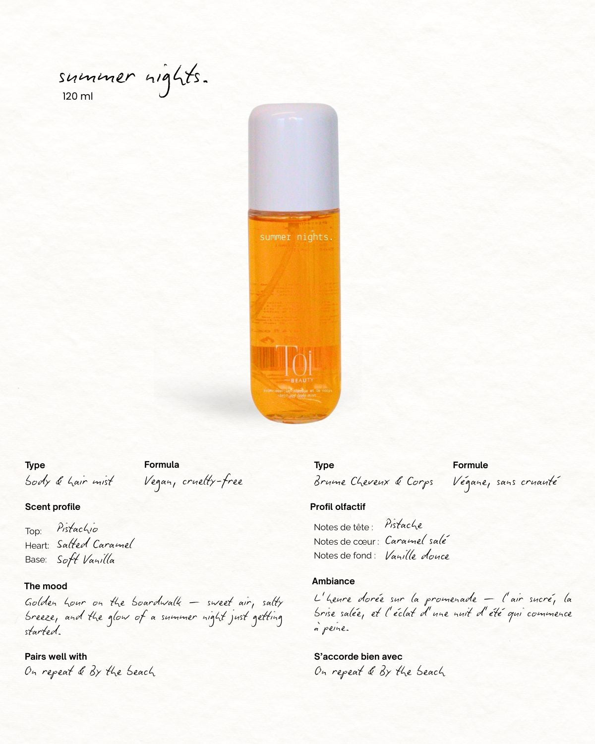 Summer Inspired Hair and Body Spray Mist