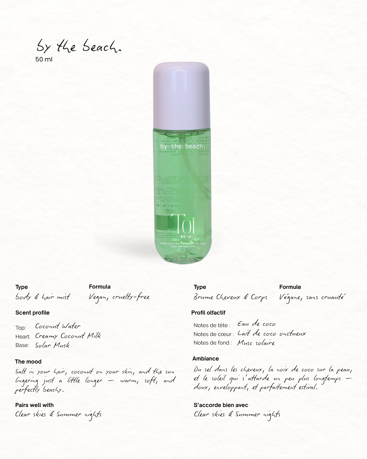 Summer Inspired Hair and Body Spray Mist