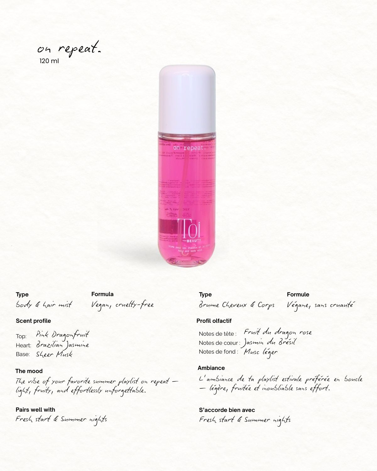 Summer Inspired Hair and Body Spray Mist