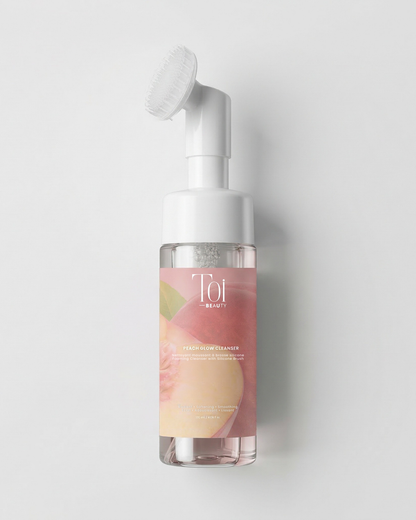 Nettoyant moussant avec brosse en silicone