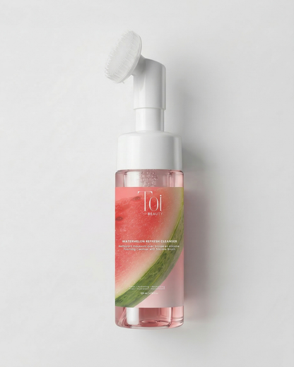 Nettoyant moussant avec brosse en silicone